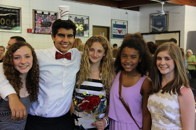 8th graders celebrate middle school years