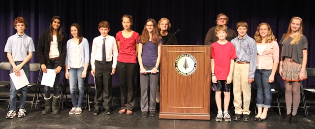 Eighth Graders (Mock) Debate Election Issues