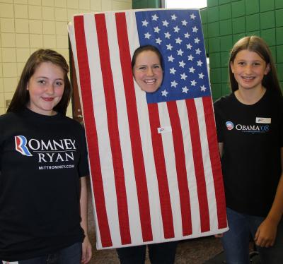 Middle Schoolers Learn and Vote