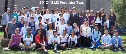 MS Spring Forensics Team 2013