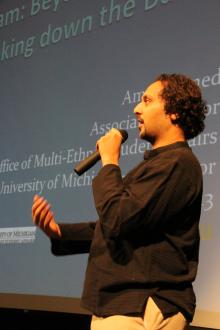 U-M's Amer Ahmed dispels 'Islamophobia' at MLK assembly