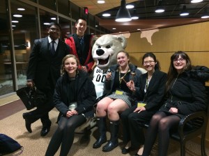 Model UN students at Oakland U